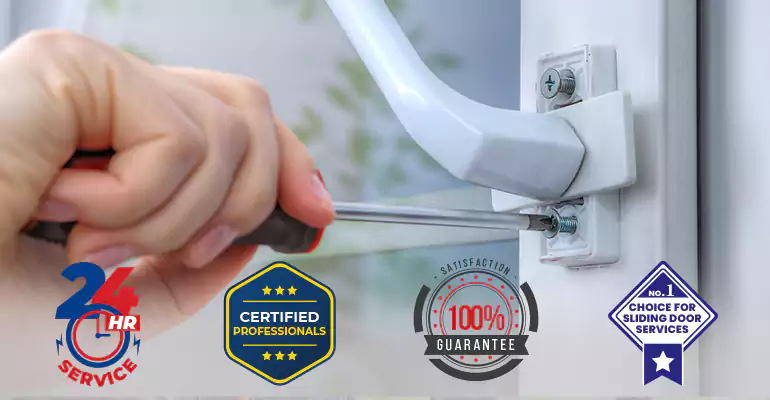 Broken Patio Door Handle Repair in Key Biscayne