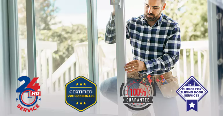Leaking Sliding Glass Door Repair in Key Biscayne