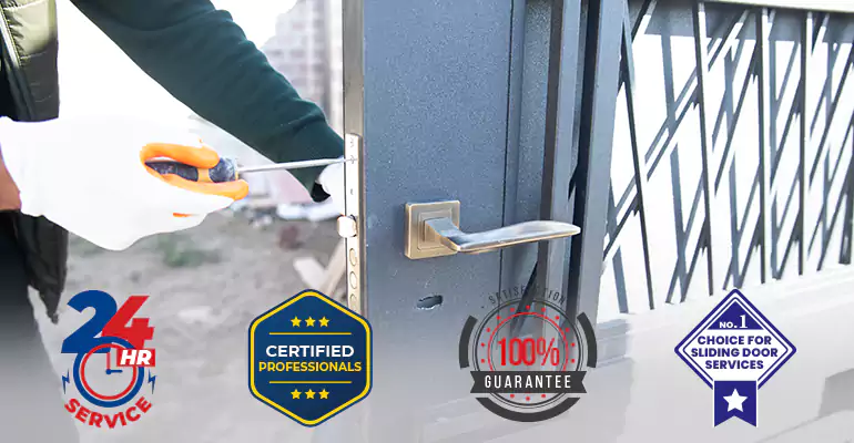 Steel Door Bottom Repair in Key Biscayne