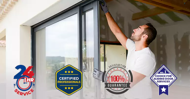 Sliding Glass Door Track Repair Service in Key Biscayne