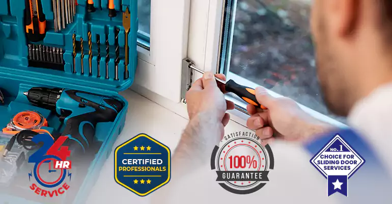 Sliding Patio Door Squeaks Repair Near Me in Key Biscayne